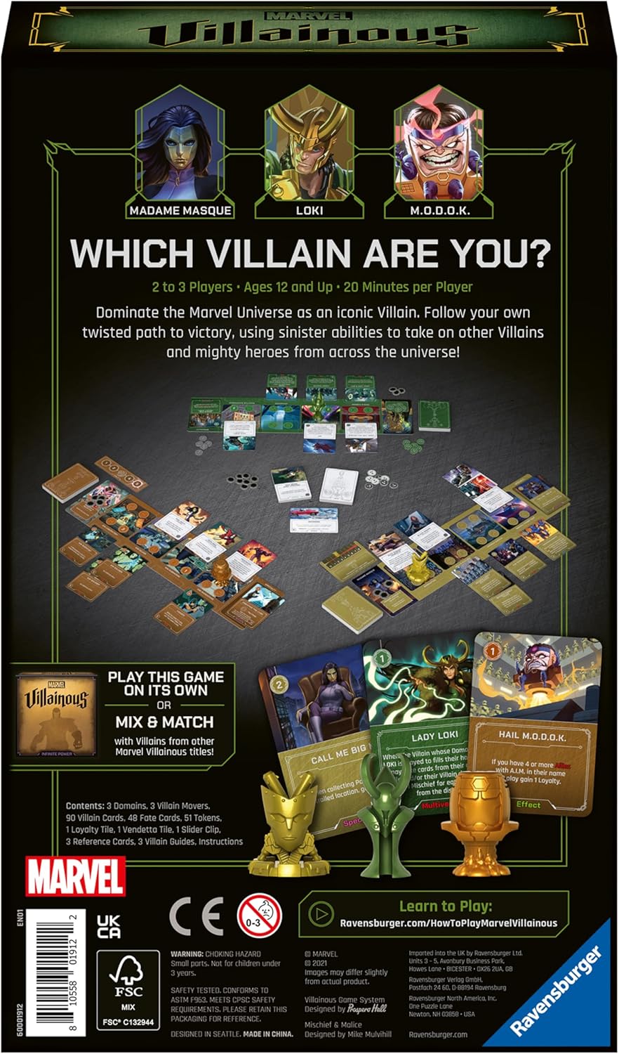 Marvel Villainous: Mischief & Malice (Inglés)