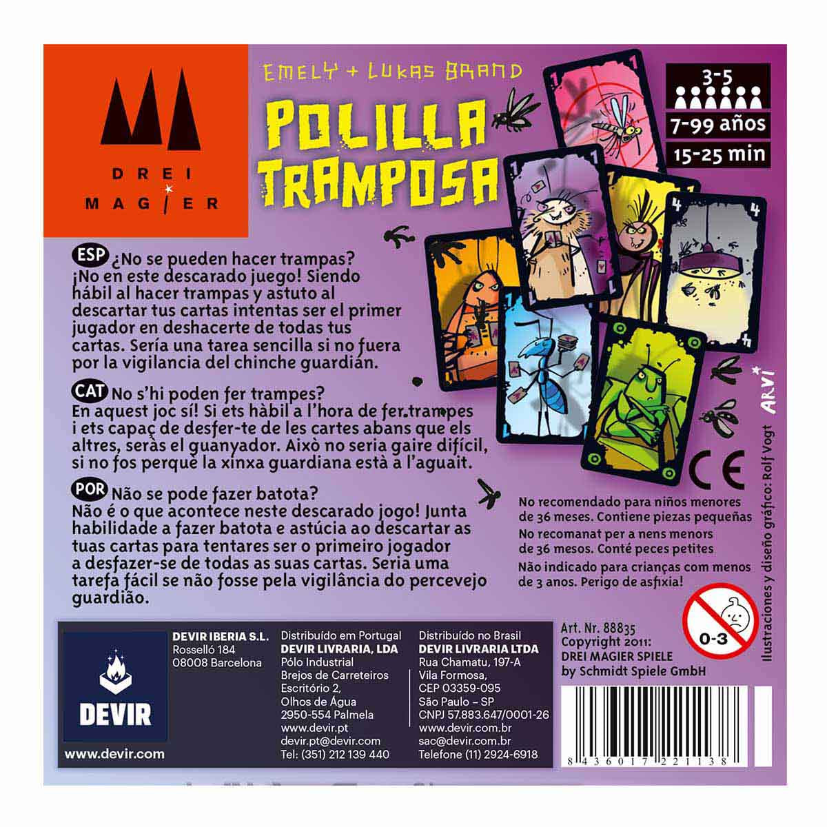 Bichos: Polilla Tramposa (ESPAÑOL)