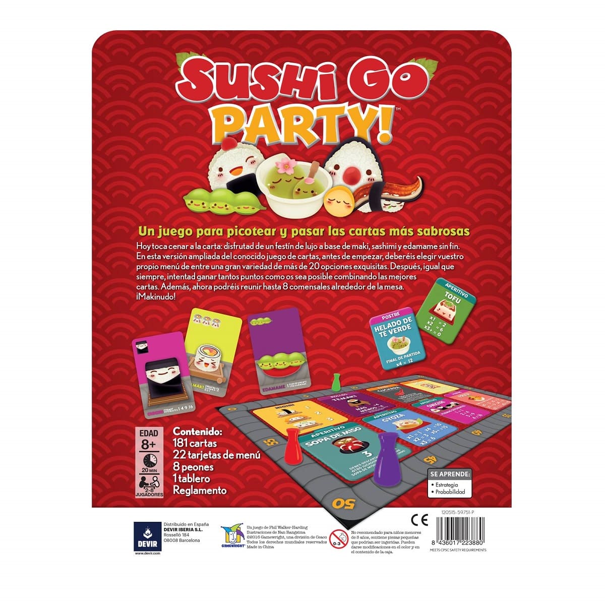 Sushi Go Party - ESPAÑOL