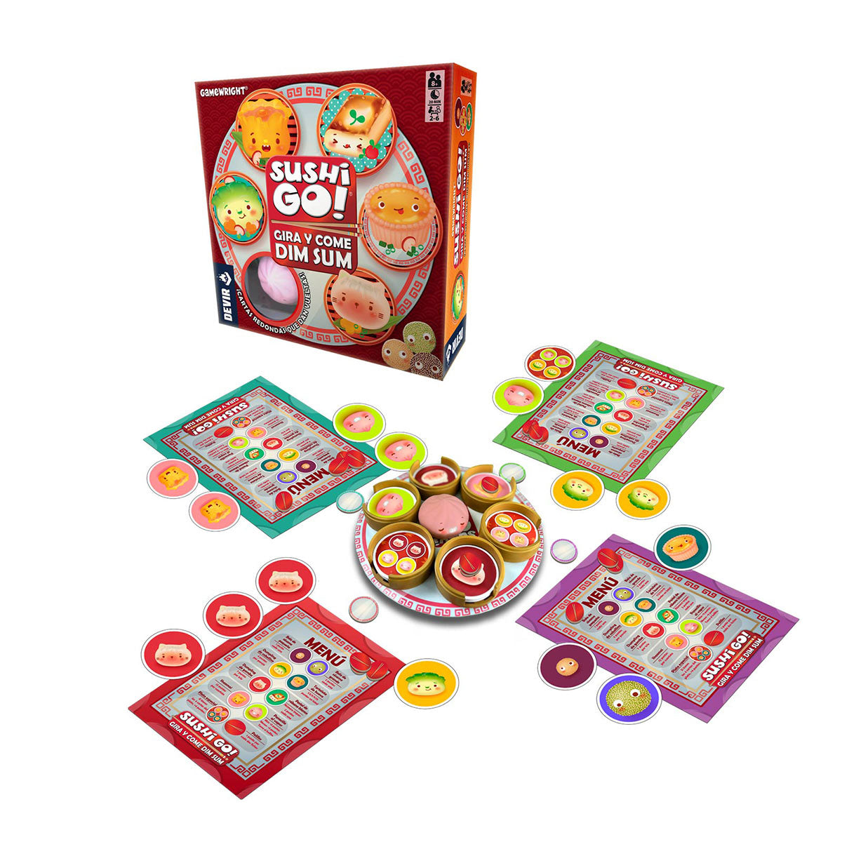 Sushi Go: Gira y Come Dim Sum - ESPAÑOL
