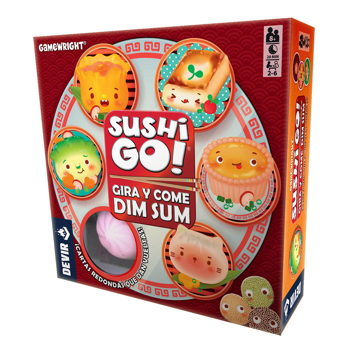Sushi Go: Gira y Come Dim Sum - ESPAÑOL