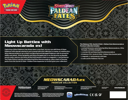 Pokémon TCG: Scarlet & Violet Paldean Fates Meowscarada ex Premium Collection