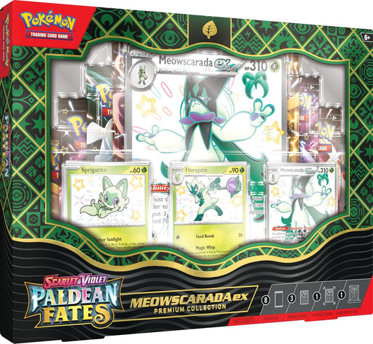Pokémon TCG: Scarlet & Violet Paldean Fates Meowscarada ex Premium Collection