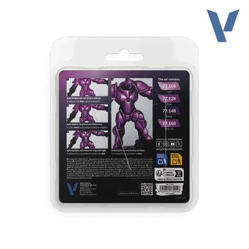 Vallejo - 77.255 Set Púrpura Amatista